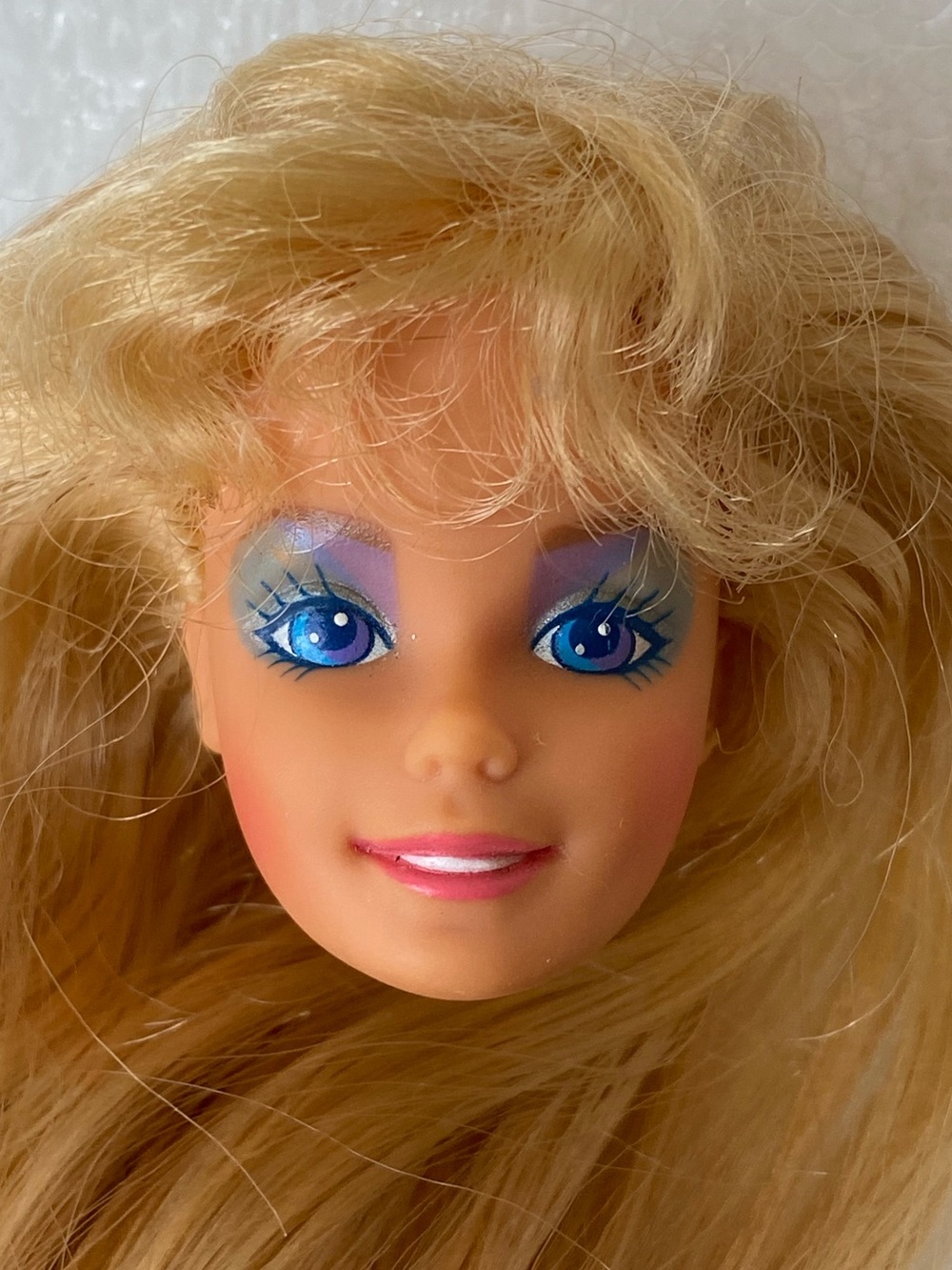 Vintage Barbie and The Rockers Doll Blonde Hair - HEAD Replacement Only